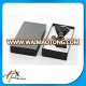 luxury matt black bow tie packaging box rectangle paper folding box with insert