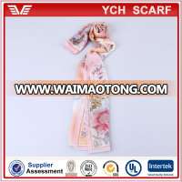 High Quality wide women silk shawl scarf